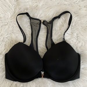 Brand New Victorias Secret Front Close racer back Push up Bra